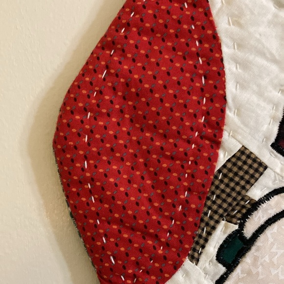 Quilted Snowman Stocking - Picture 5 of 13